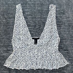 Floral crop top